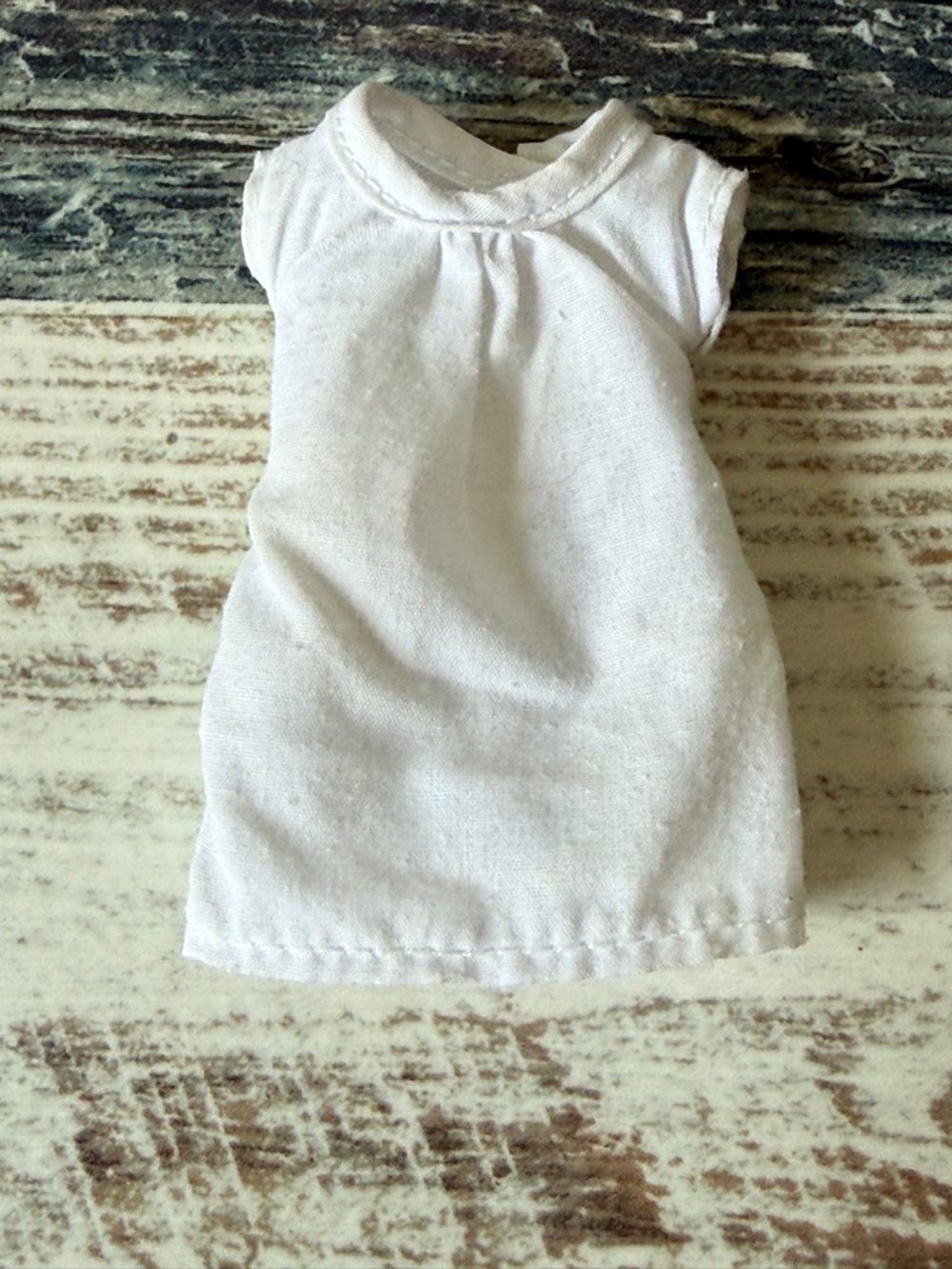 American Girl Doll FELICITY MINI 6” Doll - White Shift DRESS Only for 6” Doll